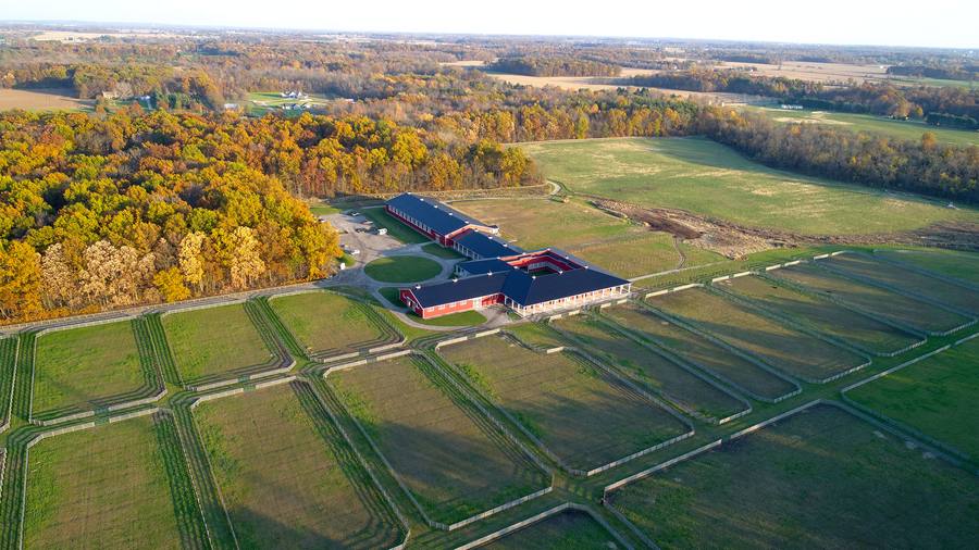 Aerial of Duncan Run Farm