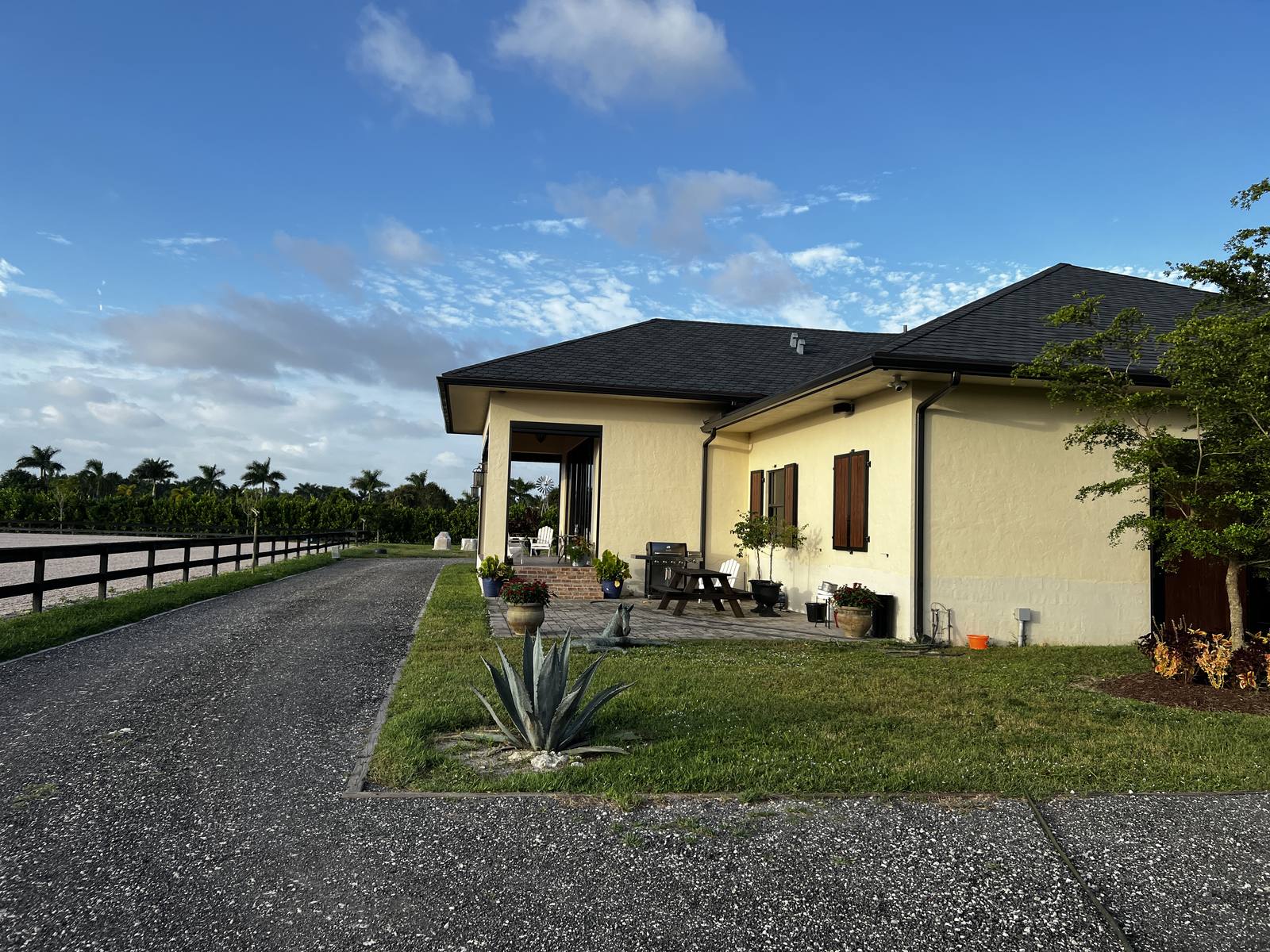 The barn residence and grounds